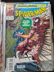 SPIDER-MAN # 36   1993 MARVEL  disney  maximum carnage pt 8 mister nice venom