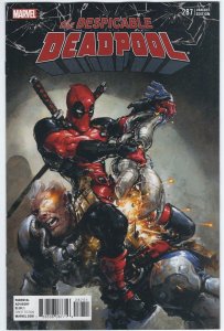 DESPICABLE DEADPOOL #287 1:25 CLAYTON CRAIN VARIANT COVER