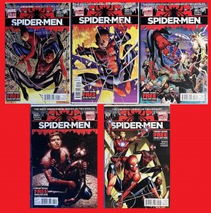 (2012) Spider-Men #1-5 COMPLETE SET! Miles Morales Spider-Man! 1 2 3 4 5