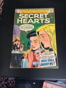 Secret Hearts #113 (1966) Fine- lower staple repaired spine.