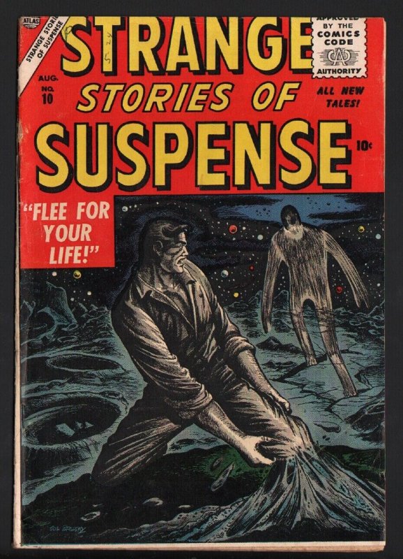 Strange Stories of Suspense--#10--1956--COMIC BOOK--Atlas--FN-
