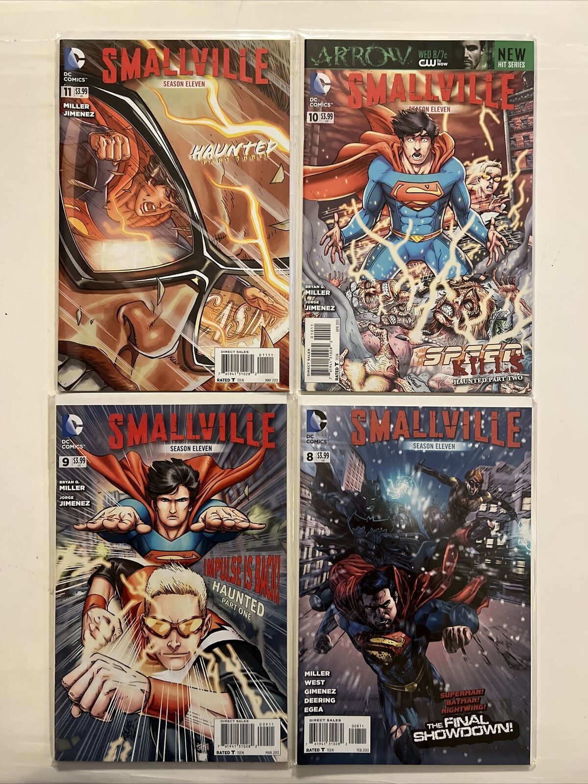 SMALLVILLE SEASON 11 119 + 4 Miniseries + 5 Specials Lot Of 40 Dc
