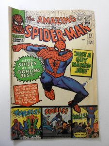 The Amazing Spider-Man #38 (1966) VG Condition 1 in tear bc