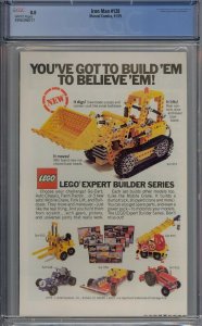 IRON MAN #128 CGC 8.0 DEMON IN A BOTTLE WHITE PAGES 