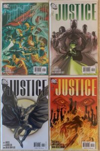 JUSTICE 1-12 + VARIANTS OF 2, 12 | DC 2005-2007 | COMPLETE SERIES | VF TO VF/NM