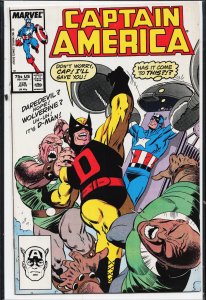 Captain America #328 (1987) Captain America [Key Issue]