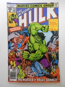 The Incredible Hulk #227 (1978) Beautiful Fine+ Condition!