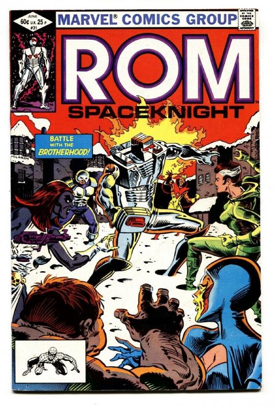ROM #31 First cover appearance of ROGUE-comic book Marvel