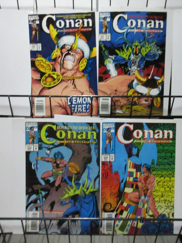 Conan the Barbarian (Marvel 1987) Lot of 44Diff from #200-274 Swords Babes Magic