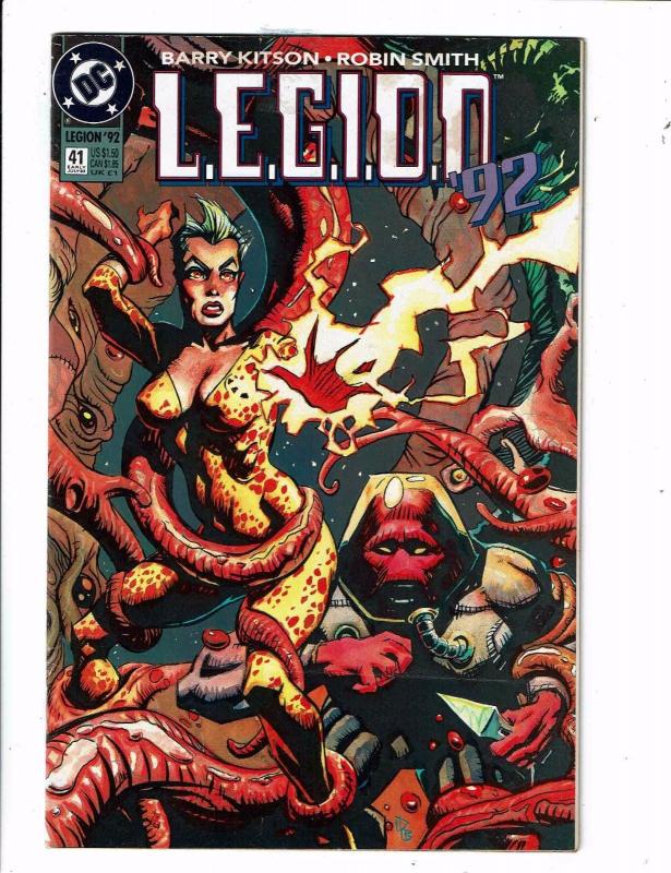 Lot of 4 LEGION '91 DC Comic Books #33 40 41 42 BH46 