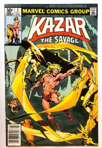 Ka-Zar the Savage #2 Newsstand (May 1981, Marvel) 6.5 FN+