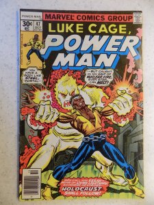 LUKE CAGE POWER MAN # 47 MARVEL BRONZE ACTION ADVENTURE VG+