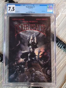 CGC 7.5 Death Dealer #1 Comic Book 1995 Verotik Frank Frazetta Glenn Danzig