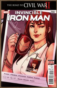 Invincible Iron Man #10 Mike Deodato Cover (2016)