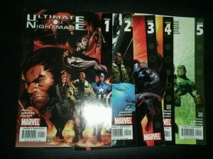 Ultimate nightmare complete set 1-5 movie run collection lot marvel comics