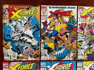 6 X-Force Marvel Comic Books # 4 12 13 14 16 17 Wolverine X-Men Gambit 25 J817