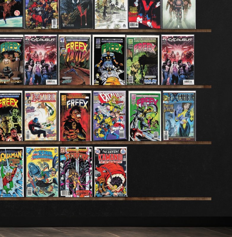 Huge Lot 150+ Comics with Excalibur, Freex, X-Factor, The Maxx, X-Men & More!