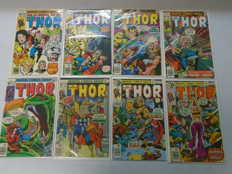 Bronze age Thor lot 22 different from #252-298 avg 6.0 FN (1976-80 1st Series)