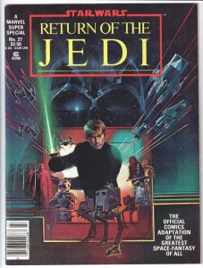 Marvel Comics Super Special #27 (1983)  Star Wars Return of the Jedi