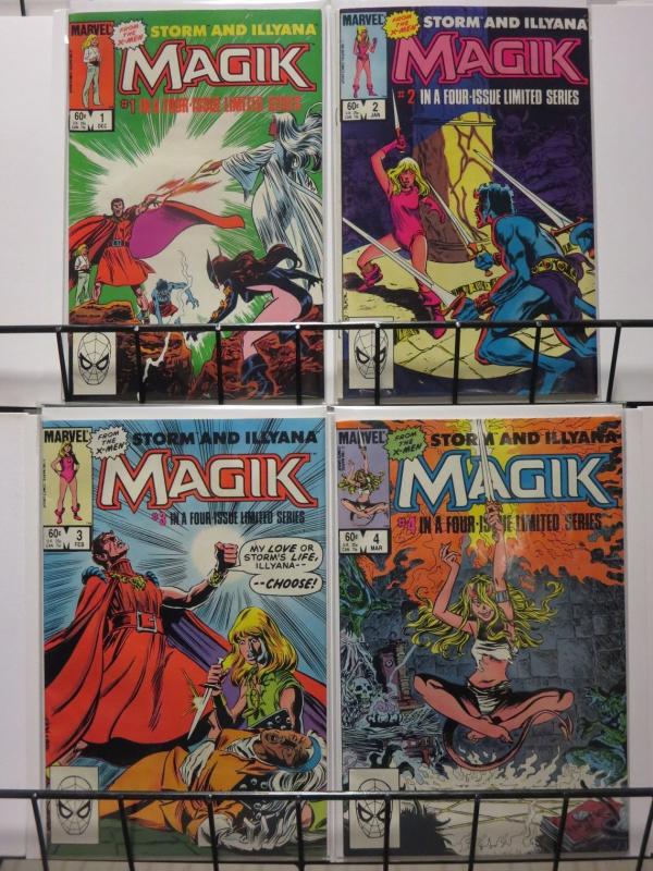 MAGIK (1983) 1-4 Mutants, Magic, mayhem, STORM, Ilyana