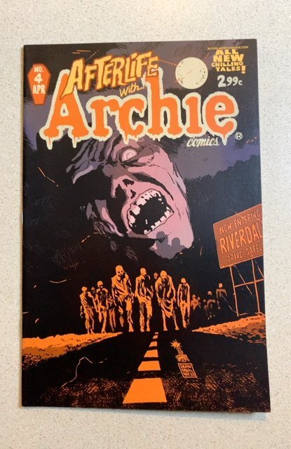 Afterlife With Archie #4 (2014) 1st Printing Francesco Francavilla Cover