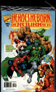 Heroes Reborn: The Return #3 Direct Edition (1997) Human Torch