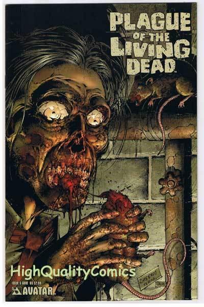 PLAGUE of the LIVING DEAD #5, NM+, Zombies, Gore, 2007, more Horror in store