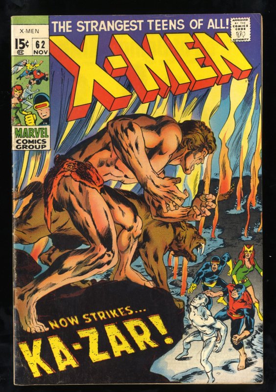 X-Men #62 VG/FN 5.0 Ka-Zar! Marvel Comics