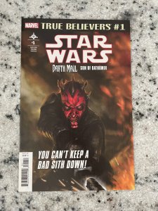 Star Wars # 1 NM Marvel Comic Book True Believers # 1 Darth Maul Dathomir J810