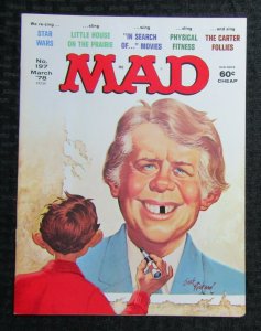 1978 MAD Magazine #197 VG+ 4.5 Alfred E Neuman / Jimmy Carter / Little House on