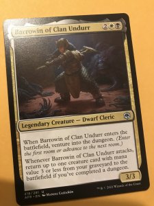 Barrowin of Clan Undur : Magic the Gathering MTG / Adventures in Forgotten Realm