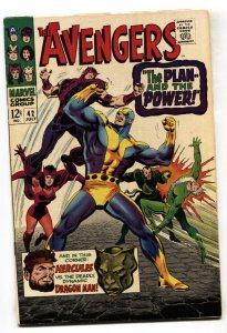 THE AVENGERS #42--1967--Hercules--comic book--VG