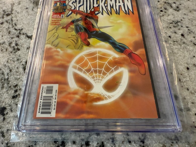 Amazing Spider-Man # 1 CGC Graded 9.8 Marvel Comic Book 1999 Variant JH22