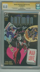 Batman Adventures: Mad Love #nn 1st print CGC SS 8.0 signed Bruce Timm WP