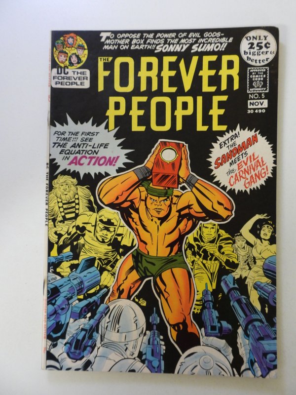 The Forever People #5 (1971) VG+ condition see description