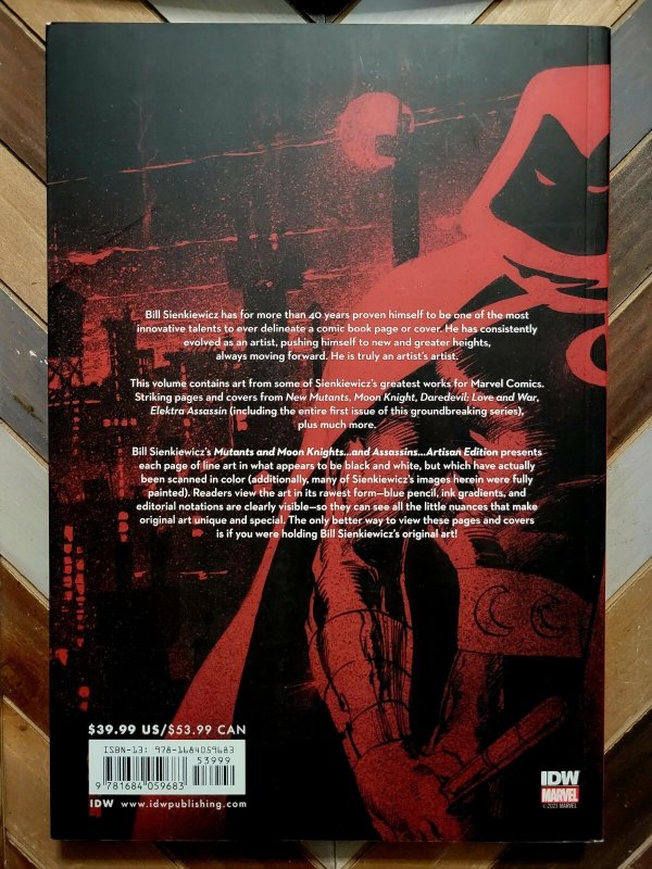 Sienkiewicz's Mutants, Moon Knights, Assassins Artisan Edition (IDW Marvel 2024)