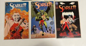 4 Scarlett DC Comic Books # 1 2 3 12 Batman Superman Flash 65 CT1
