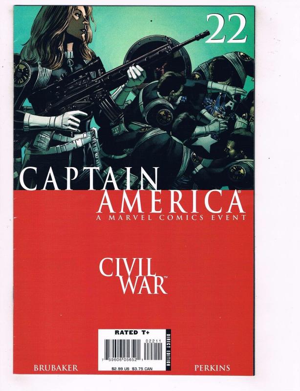 3 Captain America Marvel Comics # 22 23 24 Winter Soldier VF-VF/NM Civil War J79