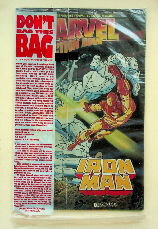 Iron Man #1 - Marvel Action Hour Sealed (Nov 1994, Marvel) - Very Fine/Near Mint