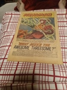 Aquaman #36 (11/1967 DC Comics) Silver Age Vintage 1st appearance of Awesome 3
