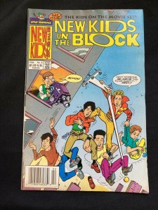 NEW KIDS ON THE BLOCK #3(8.0) MOVIE SET ISSUE, BOY BAND (1990)
