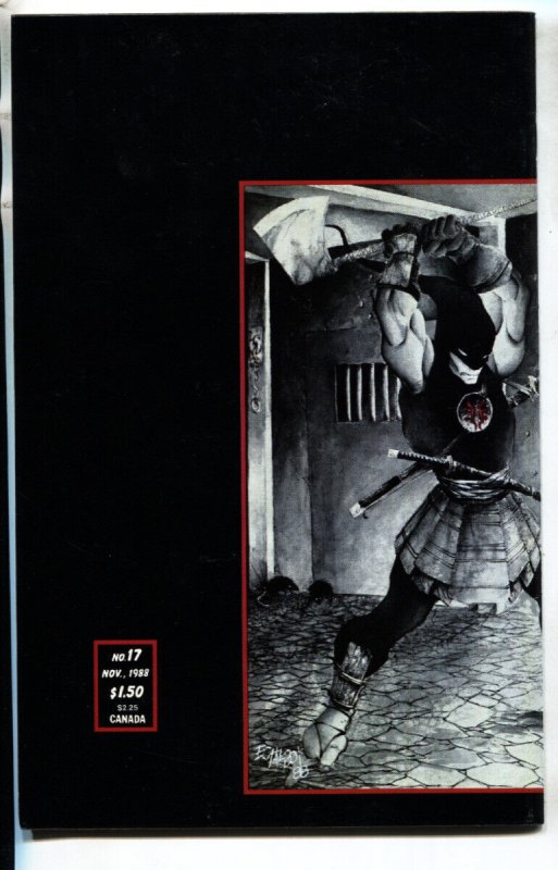 TEENAGE MUTANT NINJA TURTLES #17--1988--comic book--VF/NM