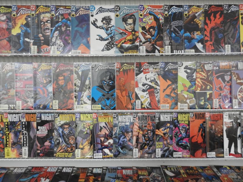 Huge Lot of 190 Comics W/ Batman and Nightwing! Avg. VF Condition!