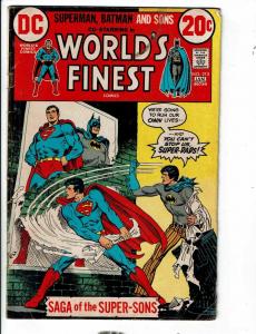 5 World's Finest Comics # 213 215 217 222 231 DC Comic Books Batman Flash JG4