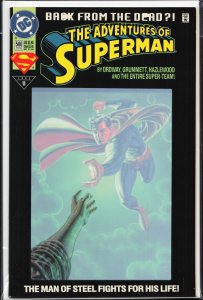 Adventures of Superman #500 Collector's Edition Cover (1993) Superman [K...