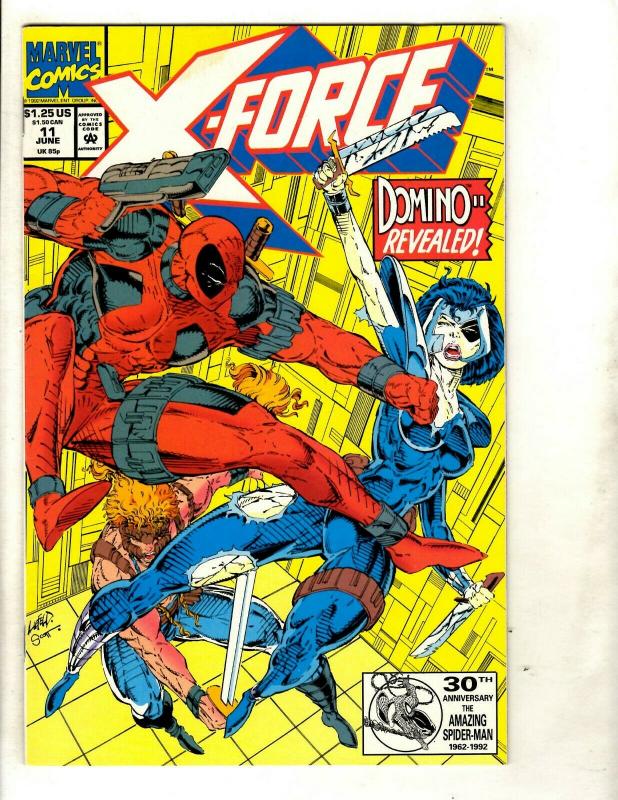 X-Force # 11 NM Marvel Comic Book Deadpool Cable X-Men Wolverine Domino EK8