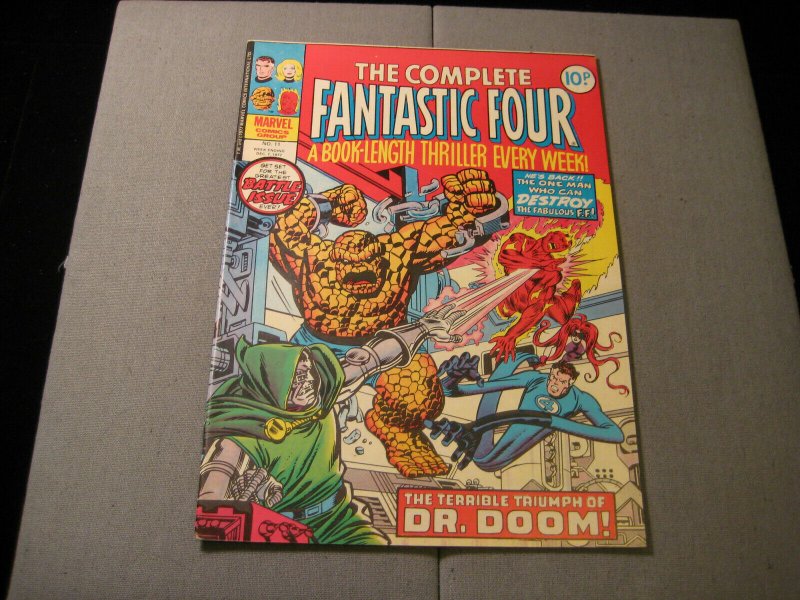 Complete Fantastic Four #11 Magazine Size UK (Marvel Comics, 1977) 