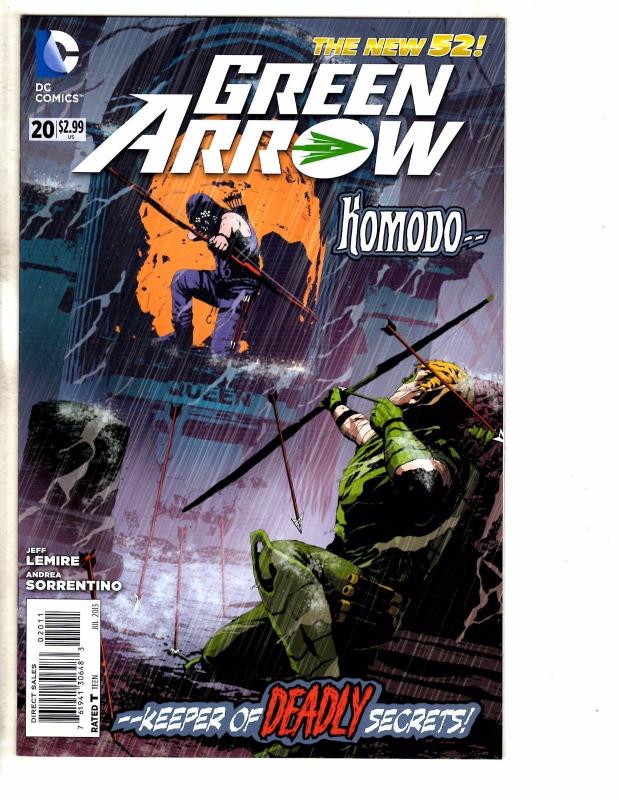 Lot Of 5 Green Arrow DC Comic Books # 17 18 19 20 21 Arrow Batman Flash J237