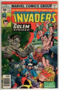 The Invaders #13 Regular Edition (1977) 4.5 VG+