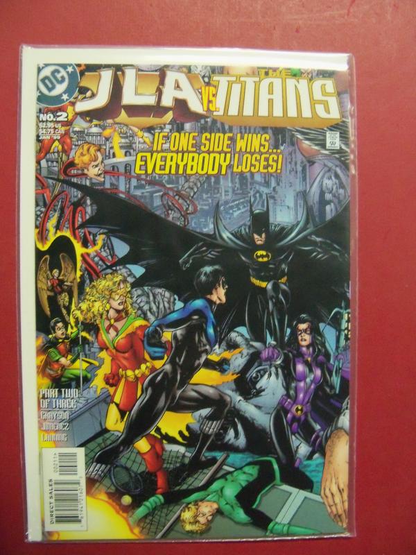 JLA-THE TITANS #2  VF/NM OR BETTER DC COMICS